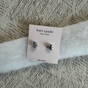 Kate Spade Silver Heart Earrings